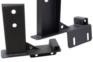 Toyota Tacoma Truck Bed Rack - Fishbone Offroad - Half Height Tackle Rack - Black - `16-`27